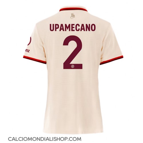 Maglie da calcio Bayern Munich Dayot Upamecano #2 Terza Maglia Femminile 2024-25 Manica Corta